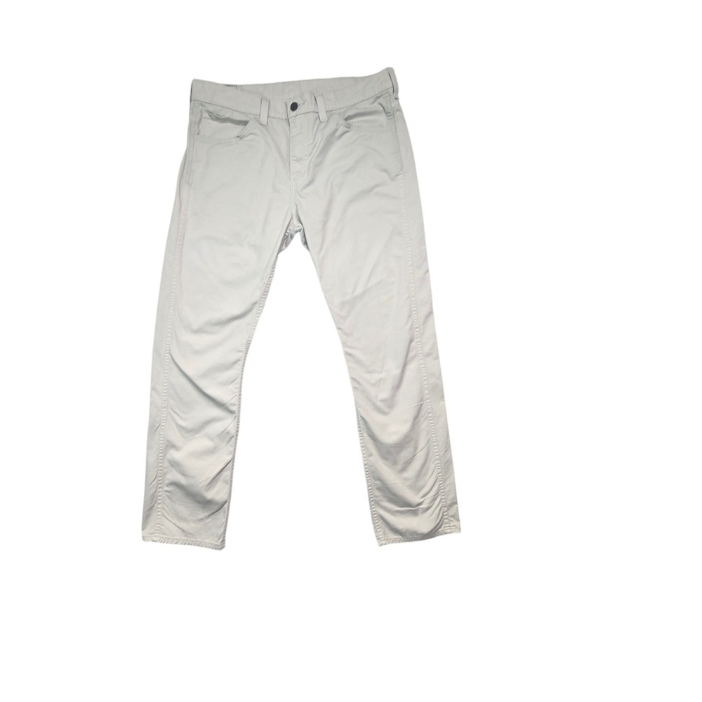 Levi's 511 Slim Fit Pants Mens 36 Beige Khaki Stretch Chino Minimalist Casual